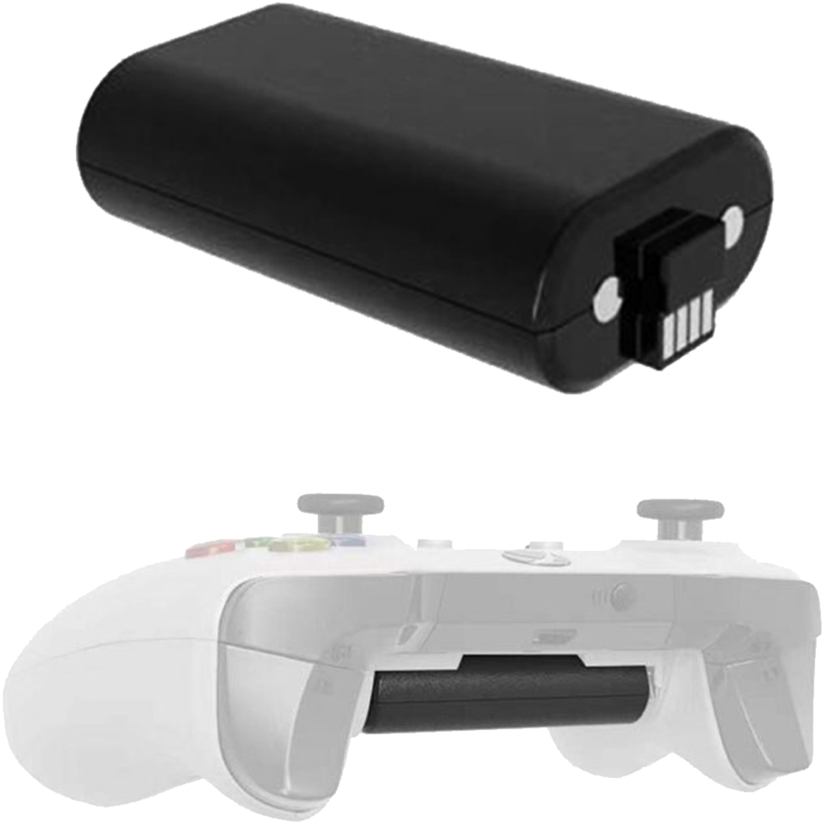Paquete de batería recargable para Xbox One X/S/Elite | Controlador serie  X/S, estación de carga con 2 piezas de 2800 mAh kit de batería de alta