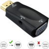 Adaptador Convertidor HD HDMI A VGA con 3.5mm Audio Cable - Imagen 3